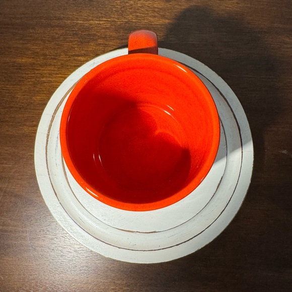 Waechtersbach Winter Christmas Mug Snowman Red, White, Green, Made in Germany - Picture 3 of 4